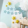 PartyDeco sp. z o.o. Guirlande Baby Shower Stjerner Blå - Oppyntning