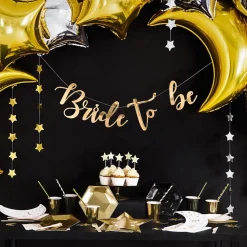 PartyDeco sp. z o.o. Guirlande Bride to Be Guld - Oppyntning