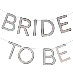 New Ginger Ray Ltd Guirlande Bride to Be Sølv