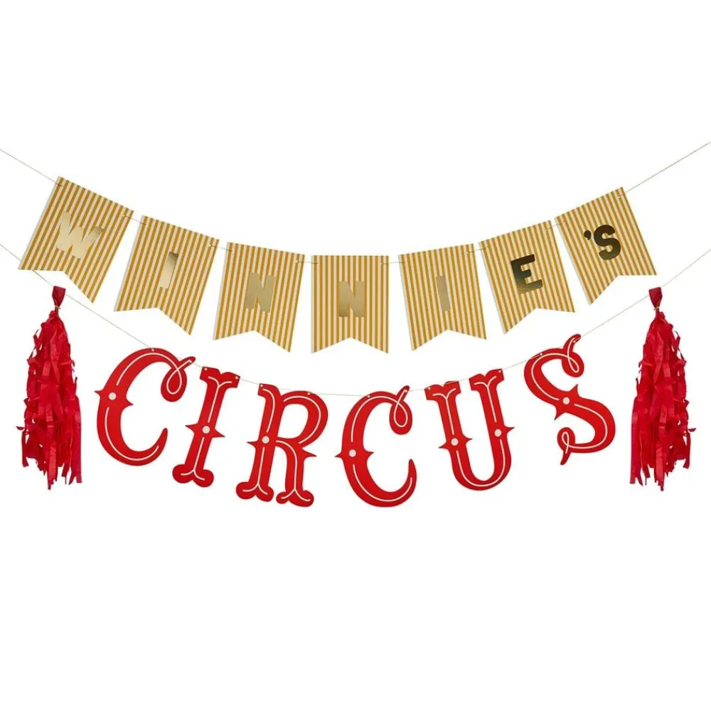 CG Global Products Ltd Guirlande Cirkus med Bogstaver - Oppyntning