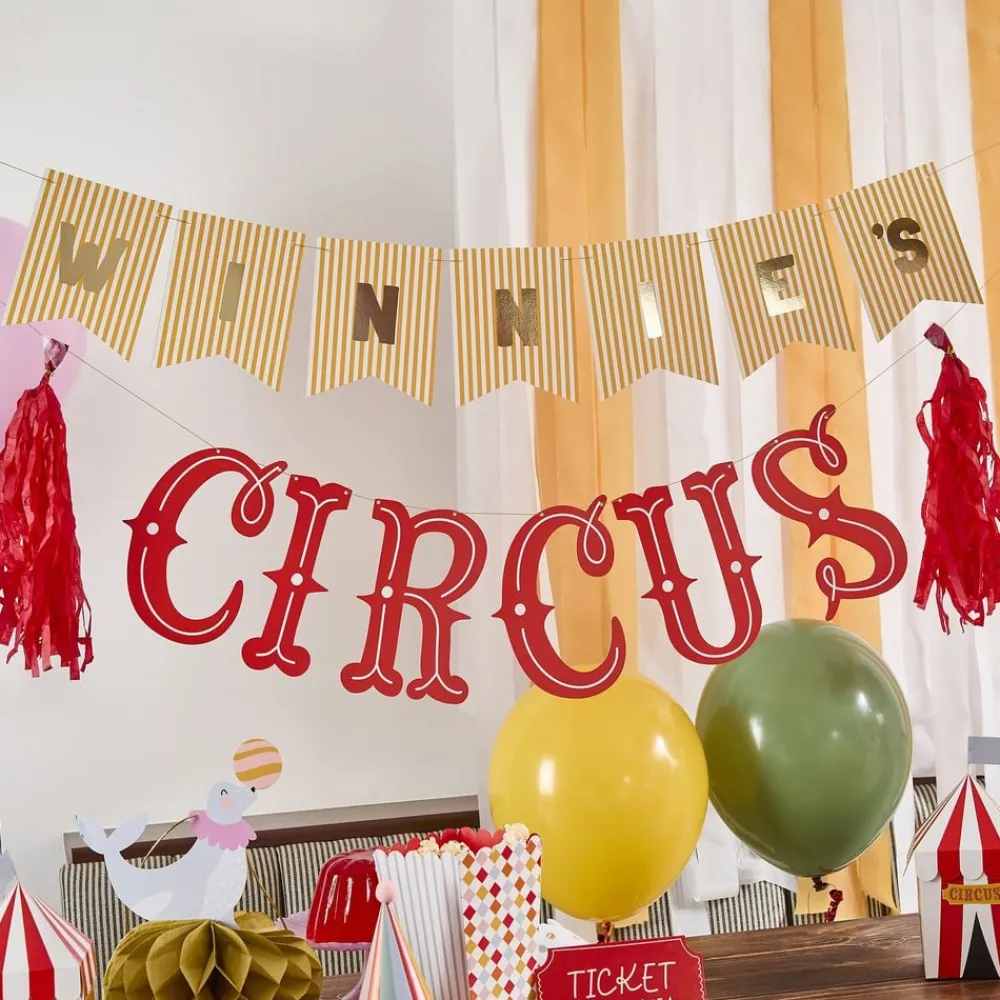 CG Global Products Ltd Guirlande Cirkus med Bogstaver - Oppyntning