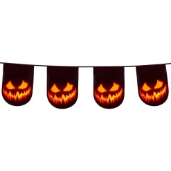 Boland Party Partners B.V. Guirlande Creepy Pumpkin - Oppyntning