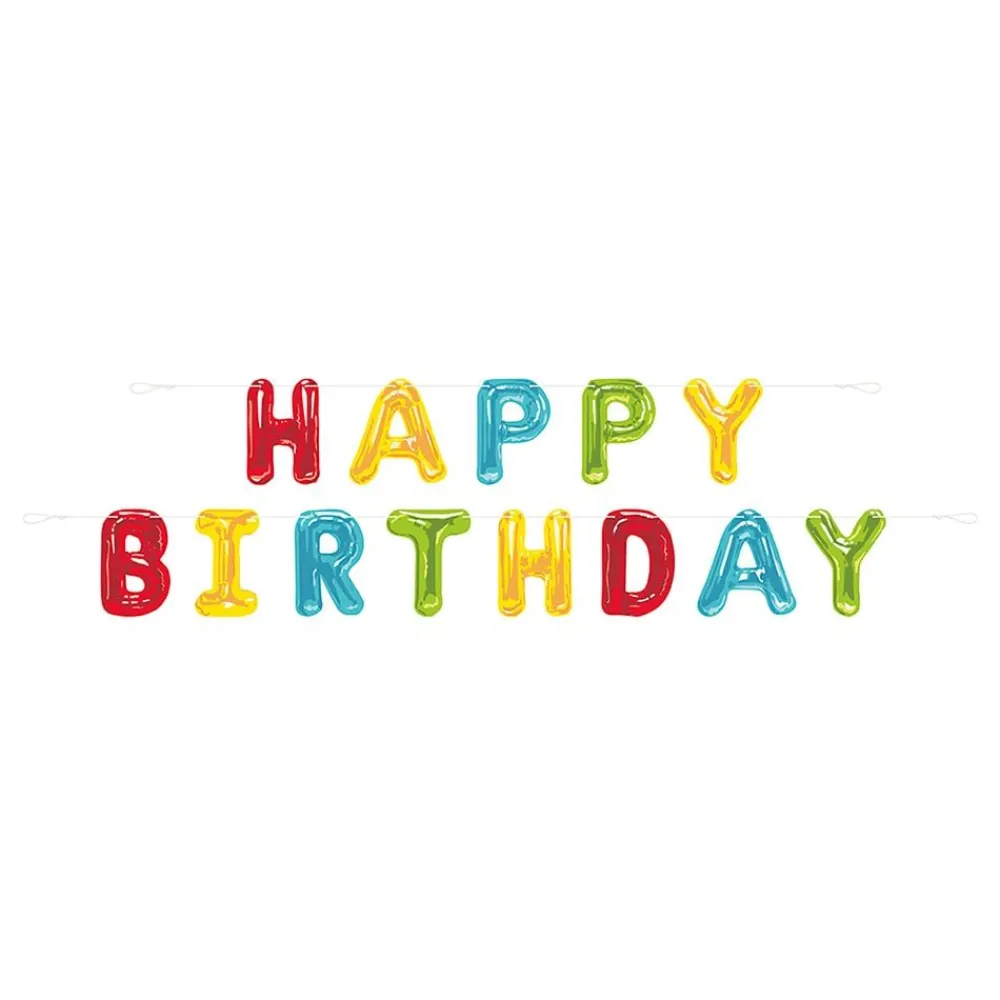Hot Unique UK Inc t/as Unique Party Guirlande Happy Birthday Ballon