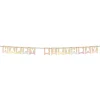 Folat B.V. Guirlande Happy Birthday Dreamy Pastel i Træ - Oppyntning