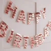 Ginger Ray Ltd Guirlande Happy Birthday Fringe Roséguld - Oppyntning