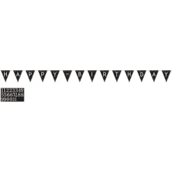 Reithmüller Europe GmbH Guirlande Happy Birthday Guld/Sølv Glitter med Tal