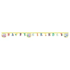 Globos Europe B.V. Guirlande Happy Birthday Gurli Gris - Oppyntning