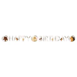 Reithmüller Europe GmbH Guirlande Happy Birthday Heste - Oppyntning