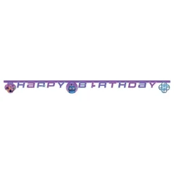 Globos Europe B.V. Guirlande Happy Birthday K-pop Demon Hunters™ - Oppyntning