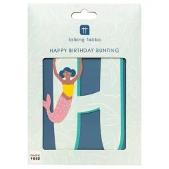 Discount Talking Tables Ltd Guirlande Happy Birthday Mermaid Waves