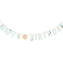 Discount Talking Tables Ltd Guirlande Happy Birthday Mermaid Waves