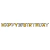 Reithmüller Europe GmbH Guirlande 30 Happy Birthday Sølv/Guld Glitter - Oppyntning