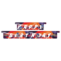 Santex Guirlande Happy Birthday Sonic Prime™ - Oppyntning|Merchandise