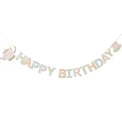 CG Global Products Ltd Guirlande Happy Birthday Tea Party - Oppyntning
