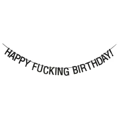 Discount Hisab/Joker Company AB Guirlande Happy Fucking Birthday
