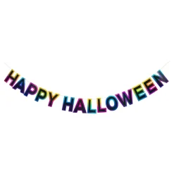Design House 95 AB Guirlande Happy Halloween Flerfarvet - Oppyntning