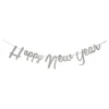 Hisab/Joker Company AB Guirlande Happy New Year Sølv Metallic - Oppyntning