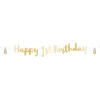 Hot Reithmüller Europe GmbH Guirlande Happy 1st Birthday Blå/Guld