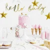 Online PartyDeco sp. z o.o. Guirlande Hello Baby Guld Metallic