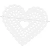 PartyDeco sp. z o.o. Guirlande Hjerter Hvid - Oppyntning