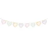 Outlet Globos Europe B.V. Guirlande Hjerter Watercolor