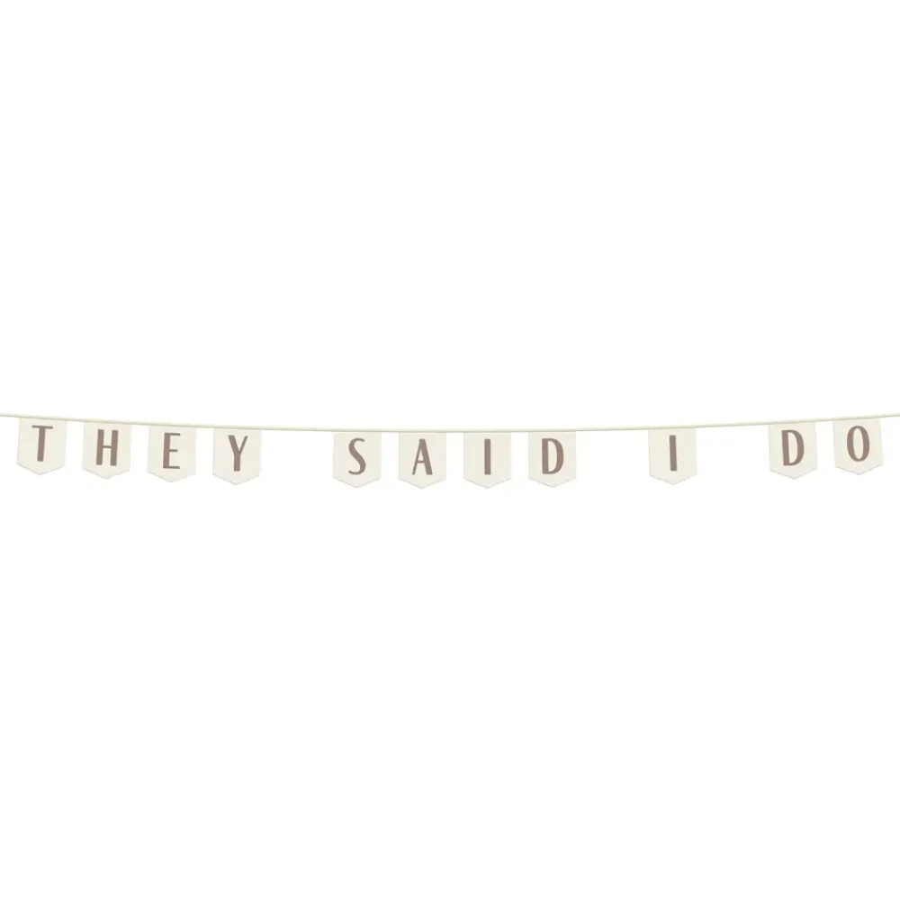 Outlet Folat B.V. Guirlande i Stof They Said I Do