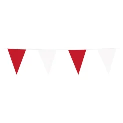 Boland Party Partners B.V. Guirlande Lang Rød/Hvid - Oppyntning