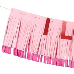 PartyDeco sp. z o.o. Guirlande med Frynser I Love You - Oppyntning