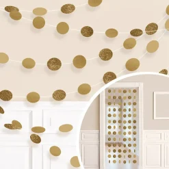 Reithmüller Europe GmbH Guirlander Cirkler Guld Glitter - Oppyntning