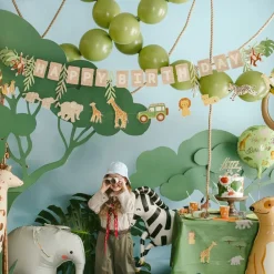 PartyDeco sp. z o.o. Guirlander Happy Birthday Safari Party - Oppyntning