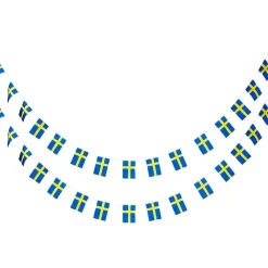 AB Alrik Hedlund Guirlander Mini Svenske Flag - Oppyntning