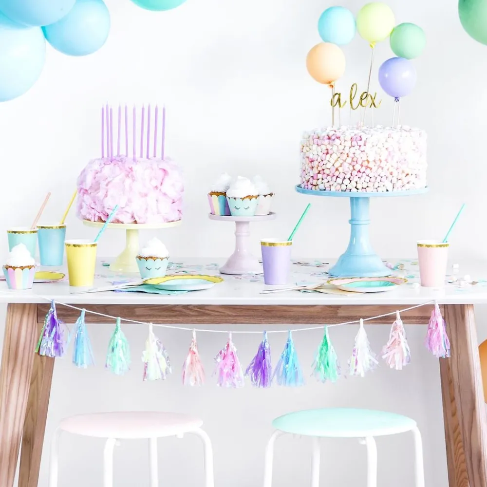 PartyDeco sp. z o.o. Guirlande Tofsar Pastel - Oppyntning