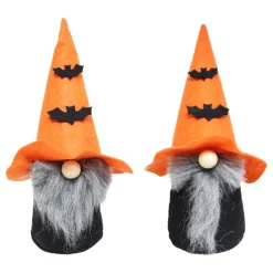 Best AB Alrik Hedlund Halloweennisse stående med flagermus