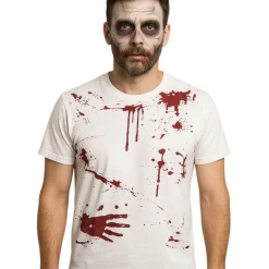 Netshirt Group AB Halloween T-shirt Bloody Zombie - Tøj|Udklædningskostumer