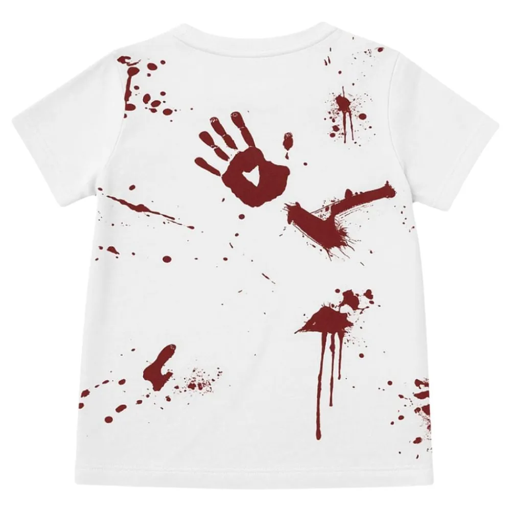 Netshirt Group AB Halloween T-shirt Bloody Zombie - Tøj|Udklædningskostumer