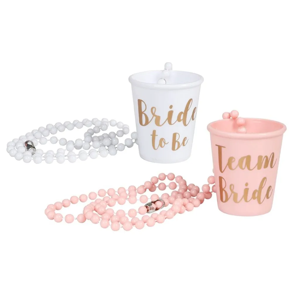 Hisab/Joker Company AB Halskæde med Shotglas Bride to Be - Drikkeglas