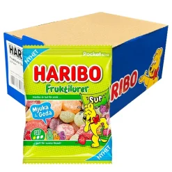 ERT Godis AB Haribo Fruktilurer Sur Storpak - Slik