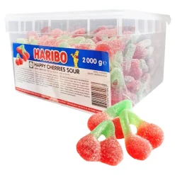 Clearance ERT Godis AB Haribo Happy Cherries Sour Økonomipakke