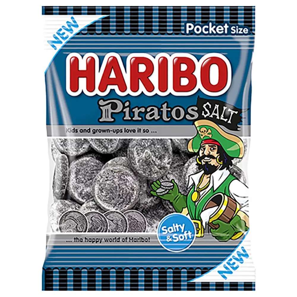 ERT Godis AB Haribo Piratos Salt - Slik