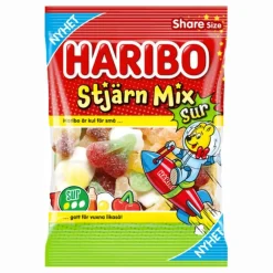 ERT Godis AB Haribo Stjerne Mix Sur - Slik