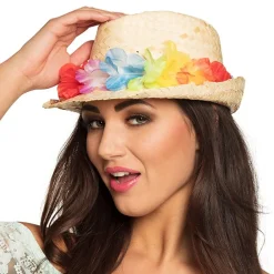 Boland Party Partners B.V. Hat Aloha med Blomsterguirlande - Kostumetema|Hatte