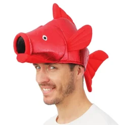 Ptit Clown Hat Fisk Rød - Kostumetema|Hatte