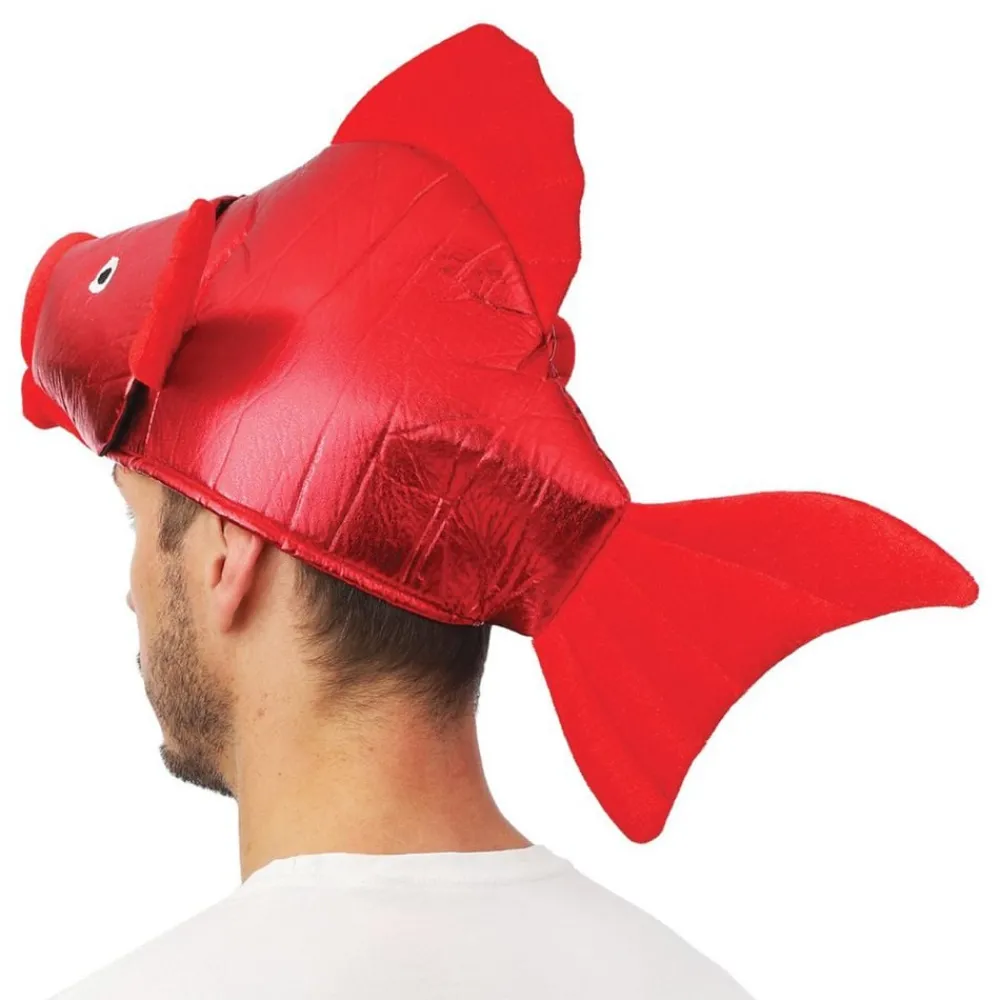 Ptit Clown Hat Fisk Rød - Kostumetema|Hatte