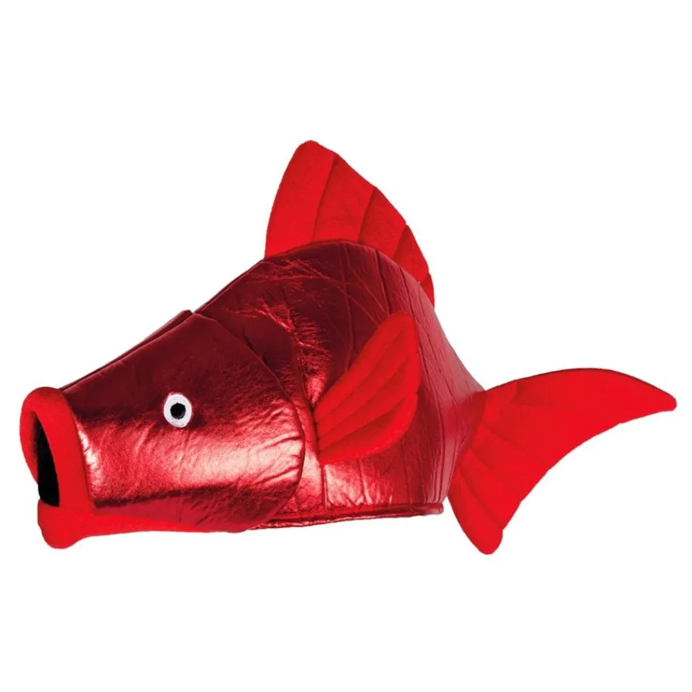 Ptit Clown Hat Fisk Rød - Kostumetema|Hatte