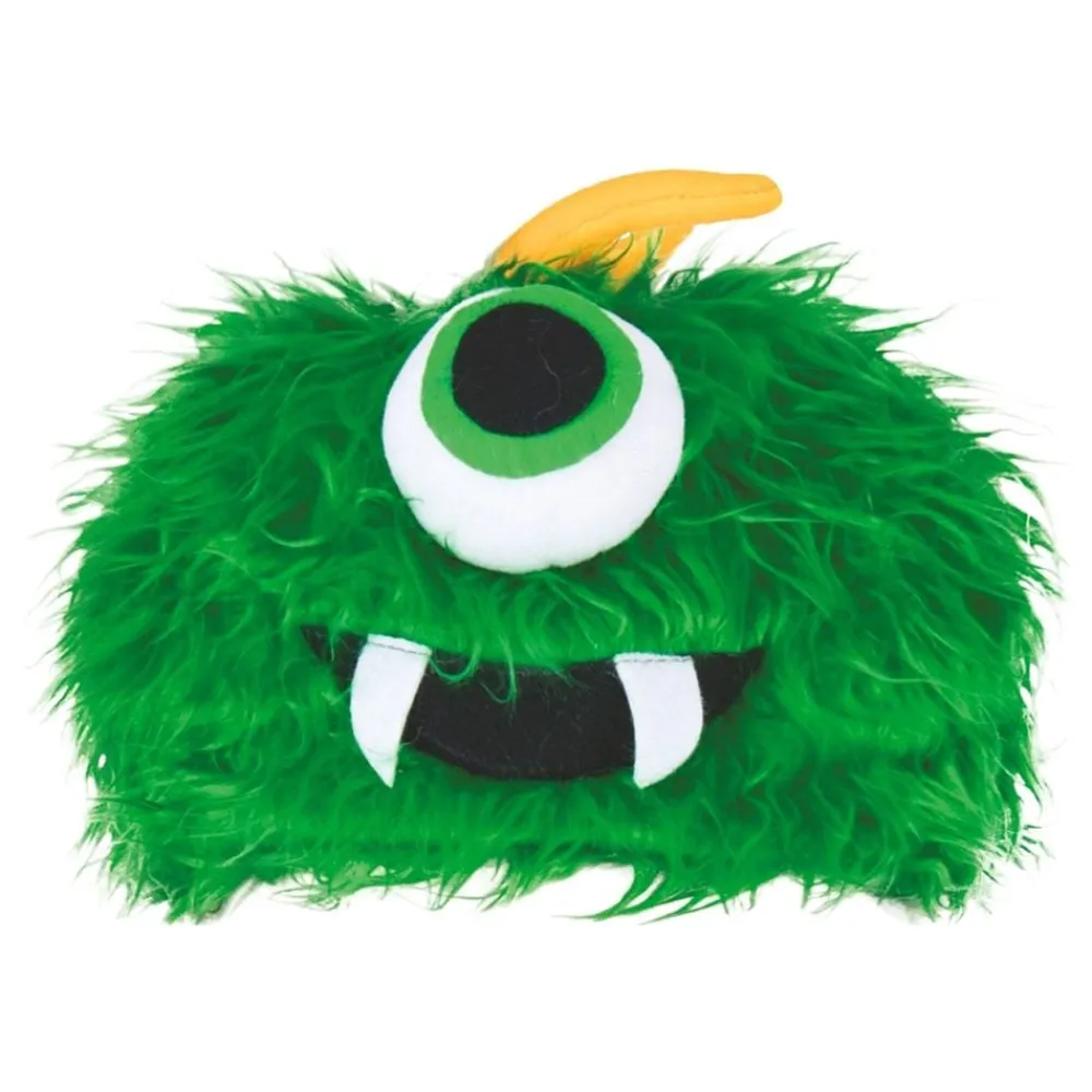 Ptit Clown Hat Plysset Monster Lysegrøn - Tøj|Hatte
