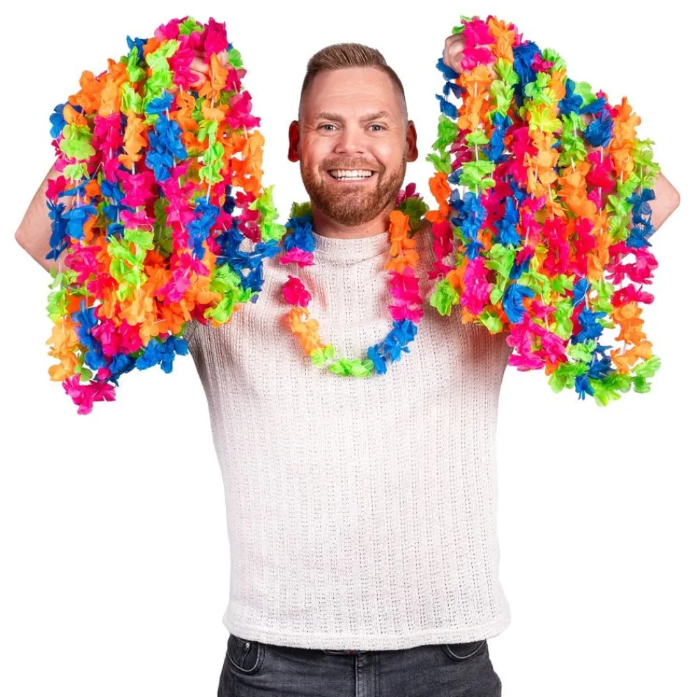 Partyking AB Hawaii-kranse Økonomipakke - Tilbehør|Kostumetema