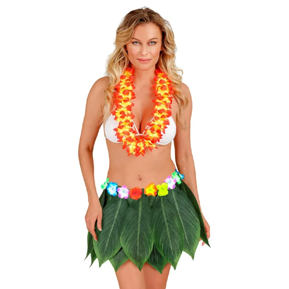 Hot Widmann S.r.l. Hawaiinederdel Blade & Blomster