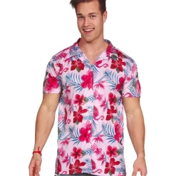 Fiestas Guirca, S.L Hawaiiskjorte Flamingo - Tøj|Kostumetema