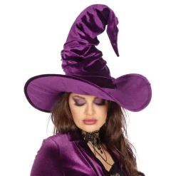 Wilbers Karnaval B.V. Heksehat Fløjl Lilla - Hatte