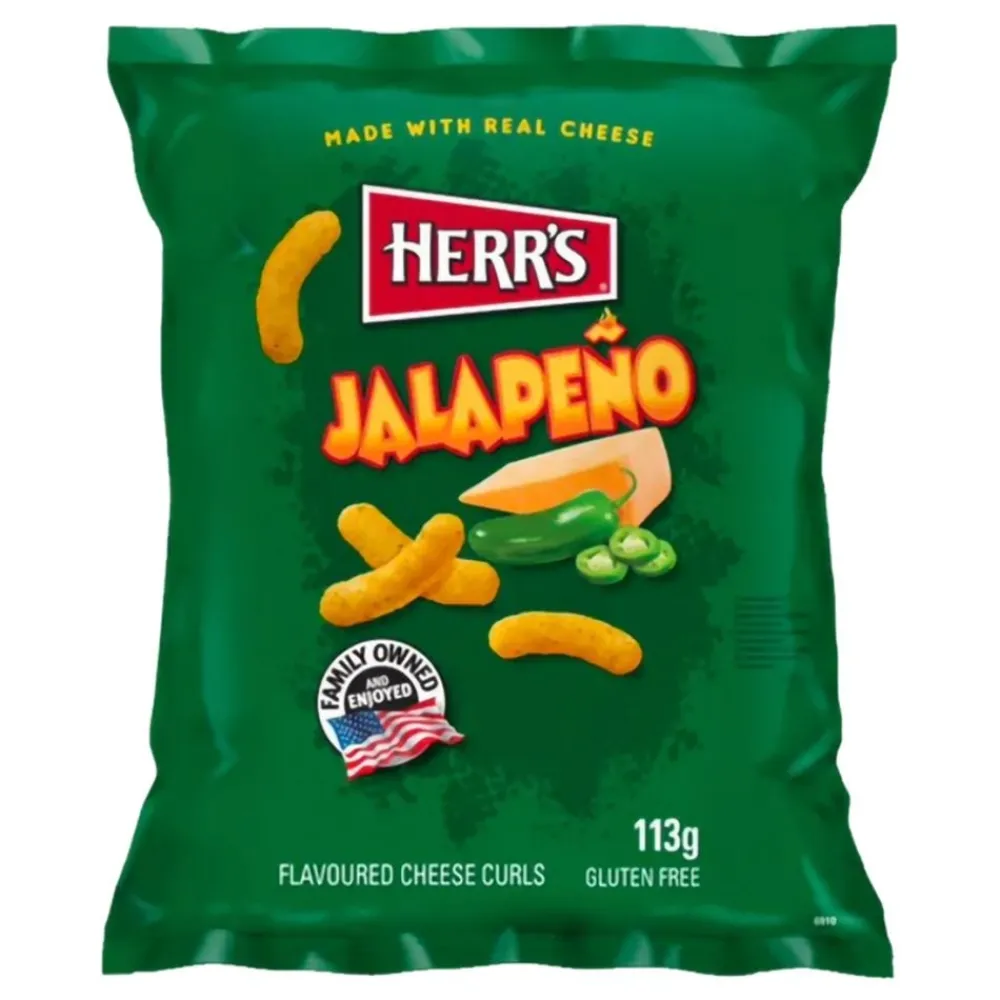 Sale USA Godis AB Herr's Jalapeño Cheese Curls